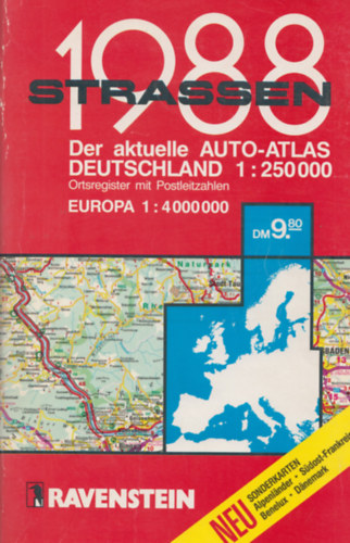 Der aktuelle auto-atlas Deutschland 1: 250 000 / Europa 1: 4 000 000