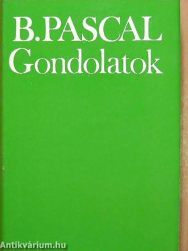 B. Pascal - Gondolatok (Pascal)