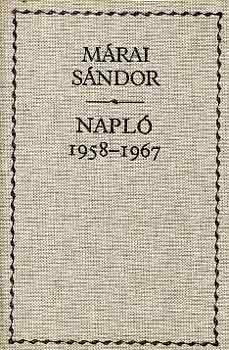 Mrai Sndor - Napl 1958-1967