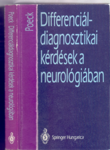 Ford�totta: dr. Tak�cs Annam�ria Klaus Poeck - Differenci�ldiagnosztikai k�rd�sek a neurol�gi�ban (Springer Hungarica)