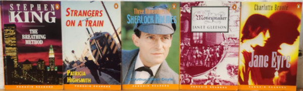 Janet Gleeson, Stephen King, Patricia Highsmith, Arthur Conan Doyle Charlotte Brontë - Angol nyelvű regénycsomag