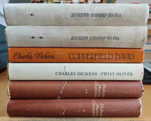 Charles Dickens - 6 db Charles Dickens: Dombey s fia I-II. + Copperfield Dvid + Martin Chuzzlewit I-II. + Twist Olivr