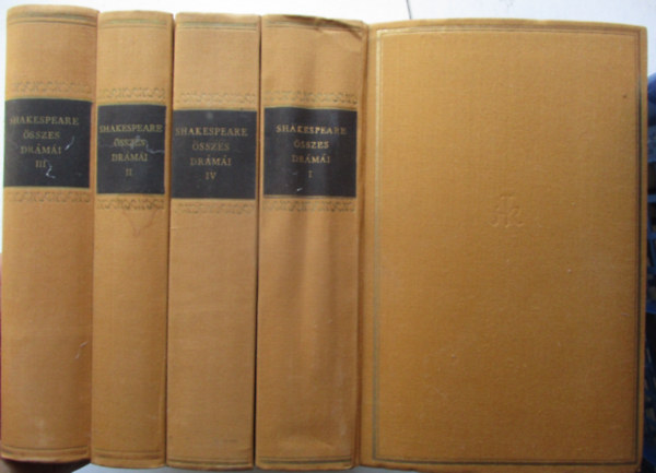 Shakespeare összes drámái I-IV. (Helikon Klasszikusok)
