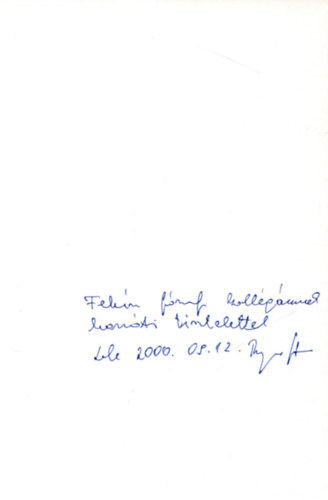 Dr. Halm�gyi P�l, S�li Attila Rozsnyai J�nos - Maroslele k�zs�g monogr�fi�ja- dedik�lt