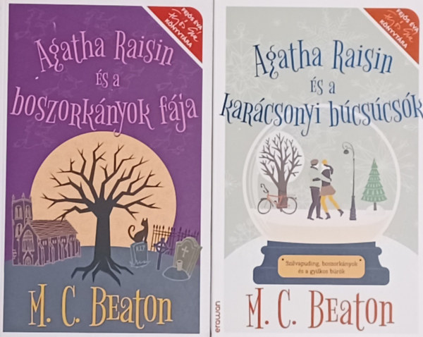 M. C. Beaton - 2 db M. C. Beaton:  Agatha Raisin s a karcsonyi bcscsk + Agatha Raisin s a boszorknyok fja