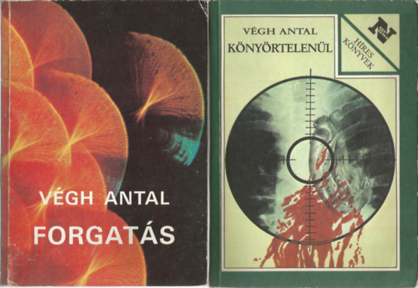 Vgh Antal - 2 db knyv, Forgats, Knyrtelenl