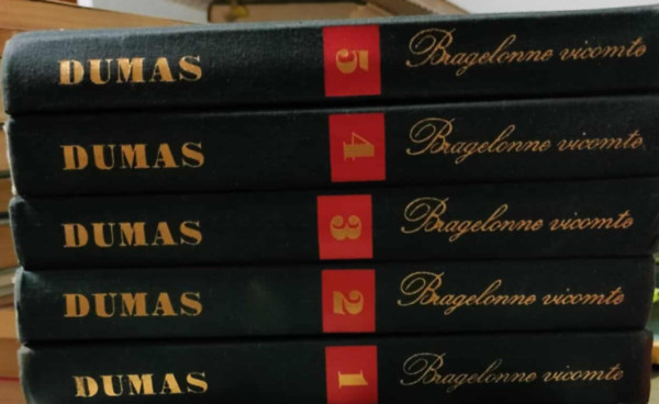 Alexandre Dumas - Bragelonne Vicomte vagy Tz vvel ksbb I-V.