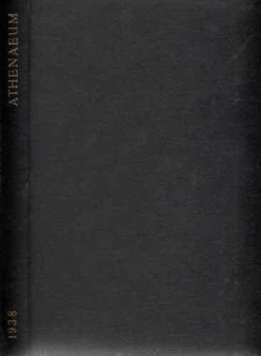 Brandenstein Bla, Prohszka Lajos Kornis Gyula - Athenaeum j Folyam 1938 24. ktet