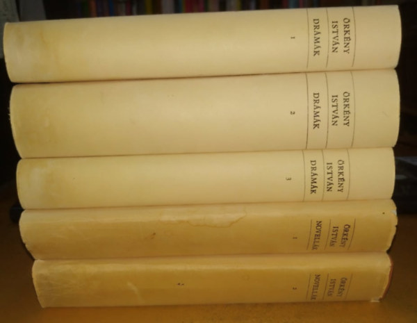 Örkény István - 5 db Örkény István: 1.-3.: Drámák + 1.-2.: Novellák