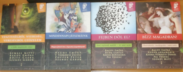 Popper Pter, Szendi Gbor Bagdy Emke - 4 db Nyitott Akadmia: Bzz magadban! + Fejben dl el? + Mindennapi jtszmink + Vesztesgbl nyeresg, veresgbl gyzelem