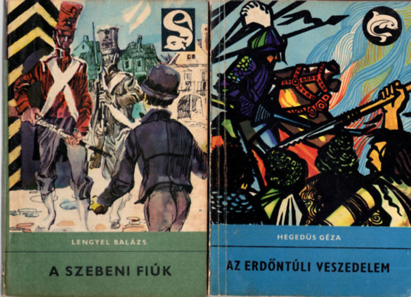 Lengyel Bal�zs, Feh�r Kl�ra Heged�s G�za - 3 db Delfin k�nyv ( egy�tt ) 1. Az erd�nt�li veszedelem, 2. A  szebeni fi�k, 3. A f�ldreng�sek szigete