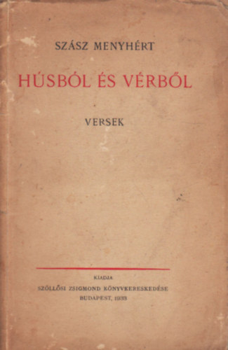 Szsz Menyhrt - Hsbl s vrbl - versek