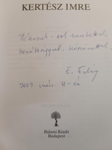 Erddy Edit - Kertsz Imre
