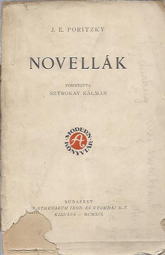 J. E. Poritzky - Novell�k