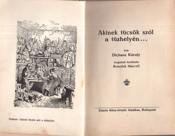 Dickens Kroly - Akinek tcsk szl a tzhelyn...