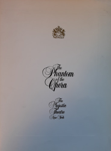 The Phantom of the Opera - The Majestic Theatre, New York (katal�gus)