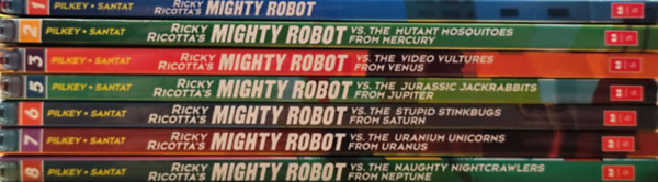 Dav Pilkey - Ricky Ricotta's Mighty Robot 1-8. (4.r�sz hi�nyzik!)