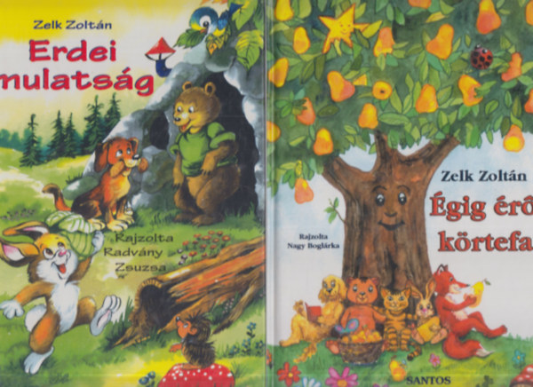 2 db. Zelk Zoltn meseknyv (Erdei mulatsg + gig r krtefa)