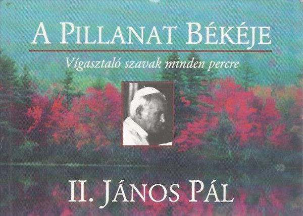 II. Jnos Pl ppa - A pillanat bkje - Vgasztal szavak minden percre - II. Jnos Pl