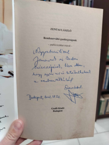 Zentai Lszl - Rendszervlt gazda(g)sgunk