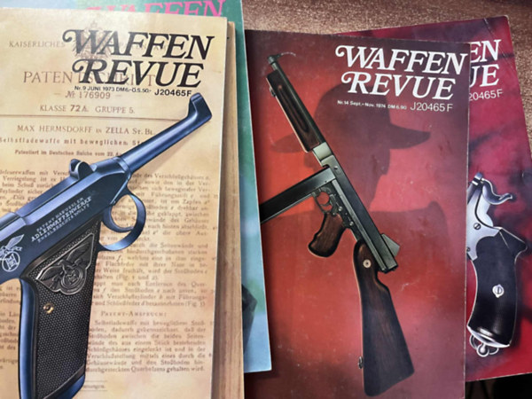 9 db Waffen Revue ( Fegyverekről szóló német nyelvű magazin )