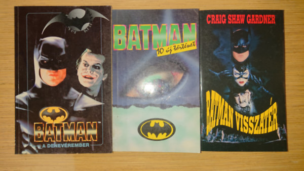 Martin H. Greenberg Craig Gardner - 3 Batman könyv: Batman -A denevérember, Batman - 10 új történet, batman visszatér
