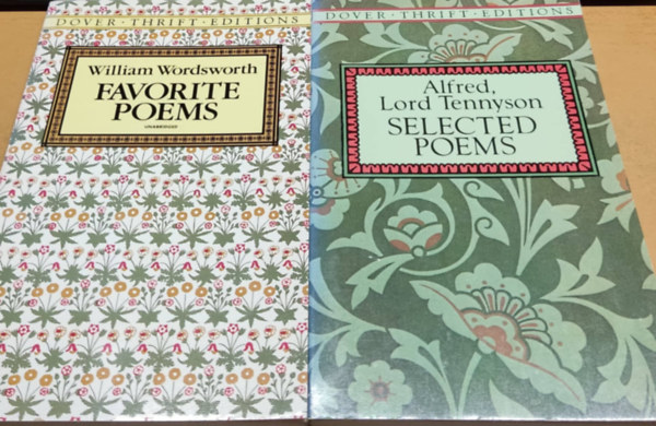William Wordsworth Alfred Lord Tennyson - Favorite Poems (Unabridged) + Selected Poems (2 füzet)