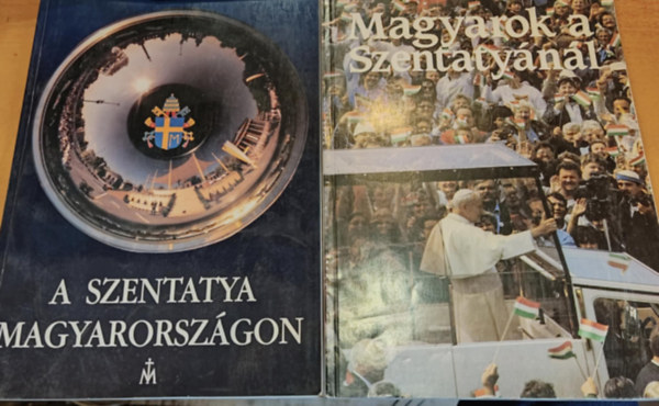 Fritz Csoklich Dis Istvn dr.  (szerk.) - 2 db vallsi knyv: A Szentatya Magyarorszgon, Magyarok a Szentatynl