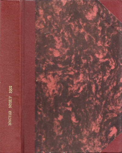 Benk� Lor�nd  (f�szerk.) - Magyar Nyelv (1992. - LXXXVIII. teljes �vfolyam)