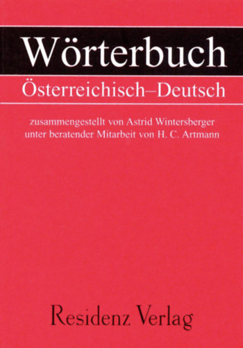 H. C. Artmann - Wrterbuch - sterreichisch-Deutsch