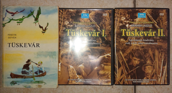 1 db knyv s 2 db DVD - Fekeke Istvn Tskevr  + Tskevr I-II. DVD