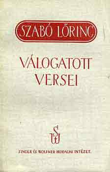 Szab� L�rinc - Szab� L�rinc v�logatott versei