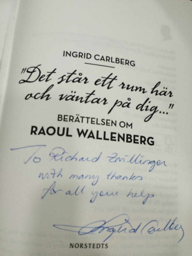 Ingrid Carlberg - Raoul Wallenberg