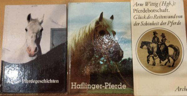 Otto Schweisgut, Arne Wittig Kurt Weibel (Hgb.) - Kleine Pferdegeschichten + Haflinger-Pferde + Pferdebotschaft (Glück des Reitens und von der Schönheit der Pferde)