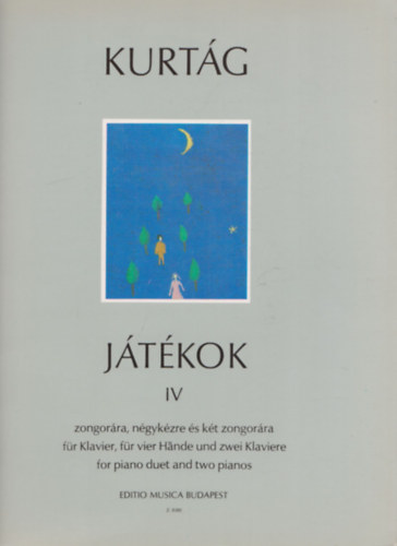 Kurtág György - Játékok IV. (Zongorára, négykézre és két zongorára - für Klavier, für vier Hande und zwei Klaviere - for Piano duet and two pianos)