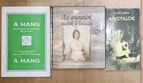 Alma Daniel Czakó Gábor - Timothy Wyllie - Andrew Ramer - 3db angyalokkal kapcsolatos mű - Angyalok, A Hang-Egy katolikus pap párbeszéde égi lényekkel 7., Az angyalok tudják a választ