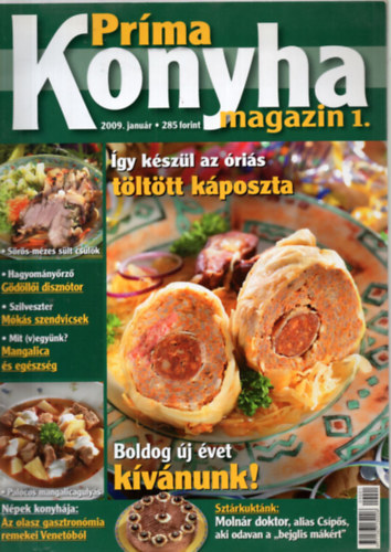11 db Prma Konyha magazin 2009/1-7., 2009/9-12. szm