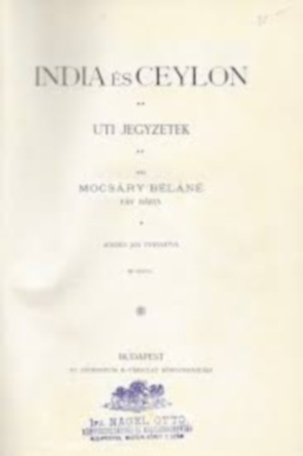 Mocsry Bln - India s Ceylon