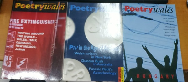 Robert Minhinnick - Poetry Wales Volume 37: number 1, + 3, + 4 (3 lapsz�m)(Seren Books)