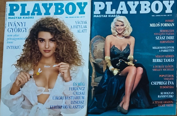 2db Playboy magazin - 1992. j�nius; j�lius