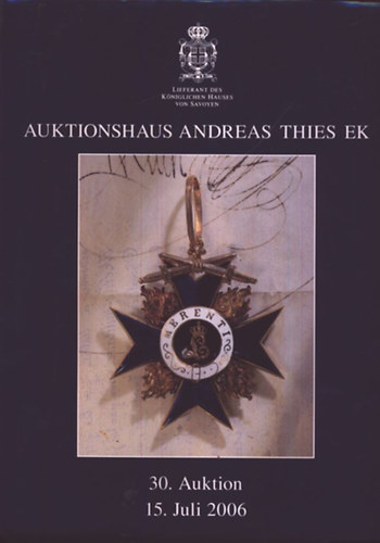 Auktionshaus Andreas Thies - 30. Auktion (15. Juli 2006)