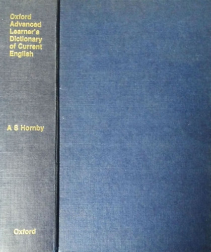 A. S. Hornby - Oxford Advanced Learner's Dictionary of Current English