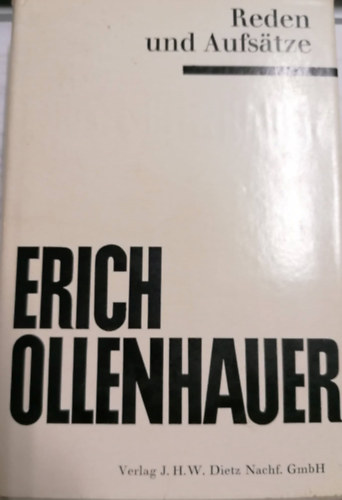Erich Ollenhauer - Reden und Aufsötze