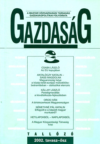 Gazdasg 2002 tavasz-sz