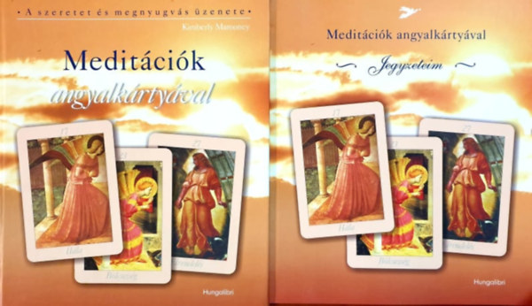 Kimberly Marooney - Meditációk angyalkártyával + Jegyzeteim (kártya nélkül)