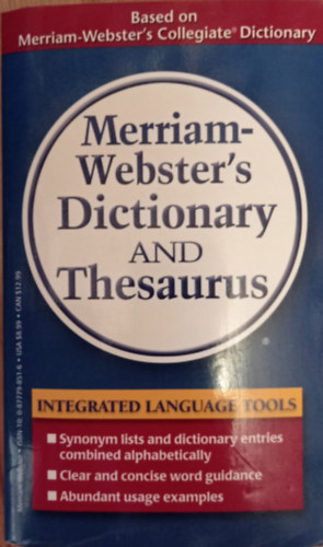 MERRIAM-WEBSTER'S DICTIONARY AND THESAURUS