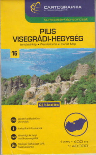 Pilis, Visegrádi-hegység turistatérkép - 1:40 000