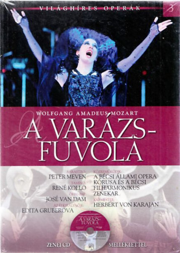 Wolfgang Amadeus Mozart - A varzsfuvola (Vilghres Operk 3.) (zenei CD-mellklettel)