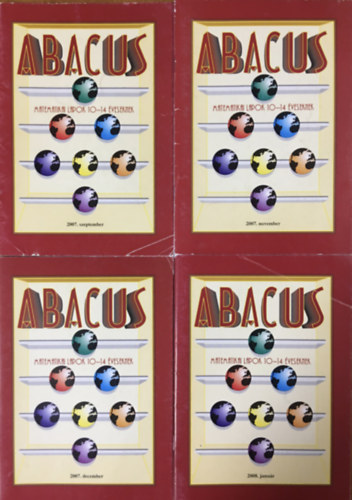 Magyar Zsolt - Abacus - matematikai lapok 10-14 veseknek (2007. 09., 11., 12., + 2008. 01.) (4 ktet)