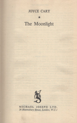 Joyce Cary - The Moonlight